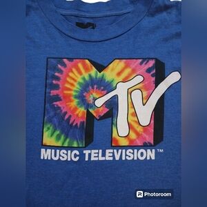 MTV tie dye vintage tee.  Mens. Size 3XL